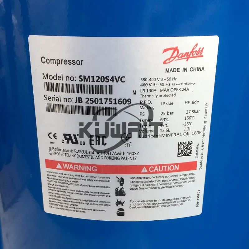 9HP DANFOSS Compressor Freezing refrigeration SM100S4VC SM110S4VC SM110S9VC SM120S4VC SM125S4RC