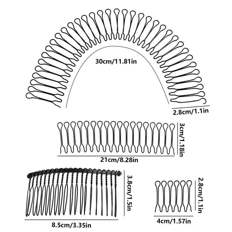 Заколки для волос для девочек, расческа, волнистые расчески, зажимы, рулонная игла, челка, заколка для волос, фиксатор, расческа, Женский инструмент для укладки, аксессуары для волос
