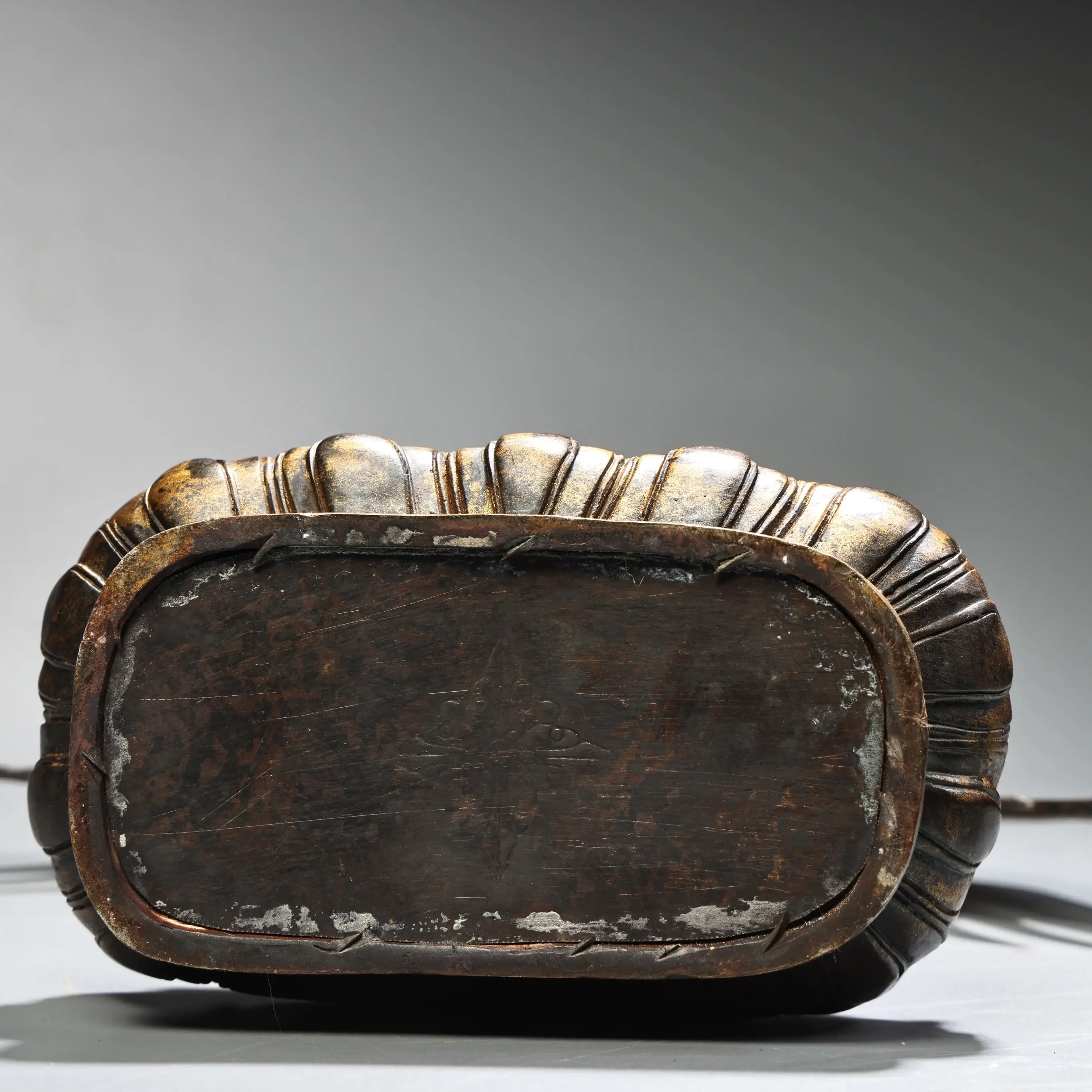 11 "مجموعة معبد التبت البرونزية القديمة المذهبة الزنجفر بوما فاجرايانا الدائمة بوذا غارودا بوذا لوتس شرفة قاعة العبادة