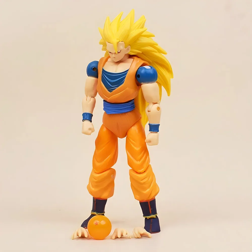 9 sztuk Dragon Ball Z Goku Vegeta SHF Super Saiyan lalki Anime ruchoma, transformowalna kolekcja Model lalki na prezent