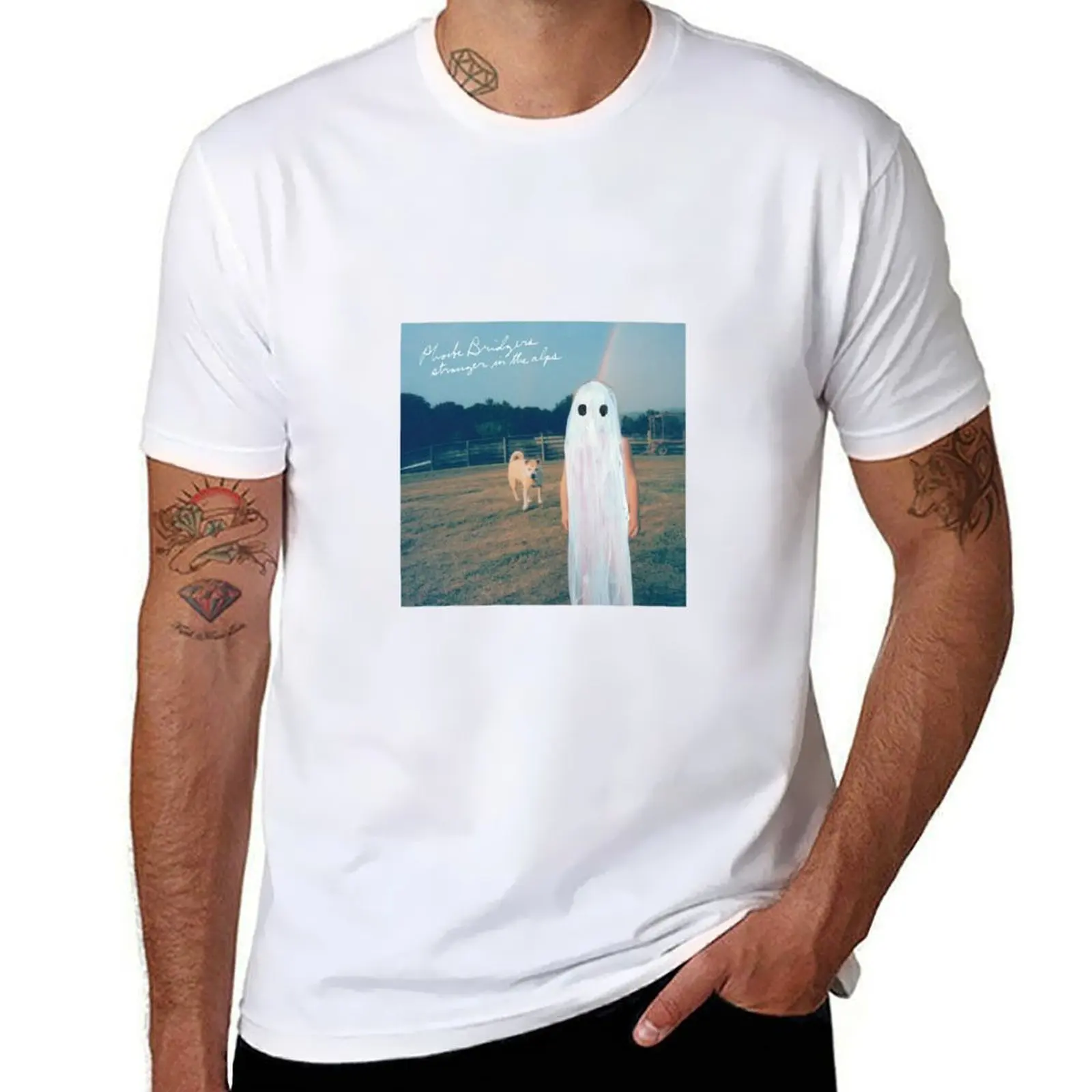 

Phoebe Bridgers Stranger In The Alps album art T-Shirt funny t shirts dark humor man t shirts for men casual T-Shirt