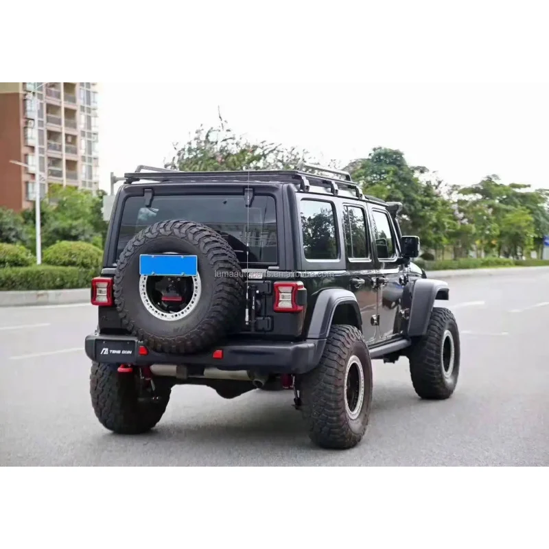 고품질 루마 4x4 오프로드 악세사리 자동차 알루미늄 카고 써버드 루프랙 (랭글러 JL 2018+ 글래디에이터 JK 2007-2017 용) 썸네일 3