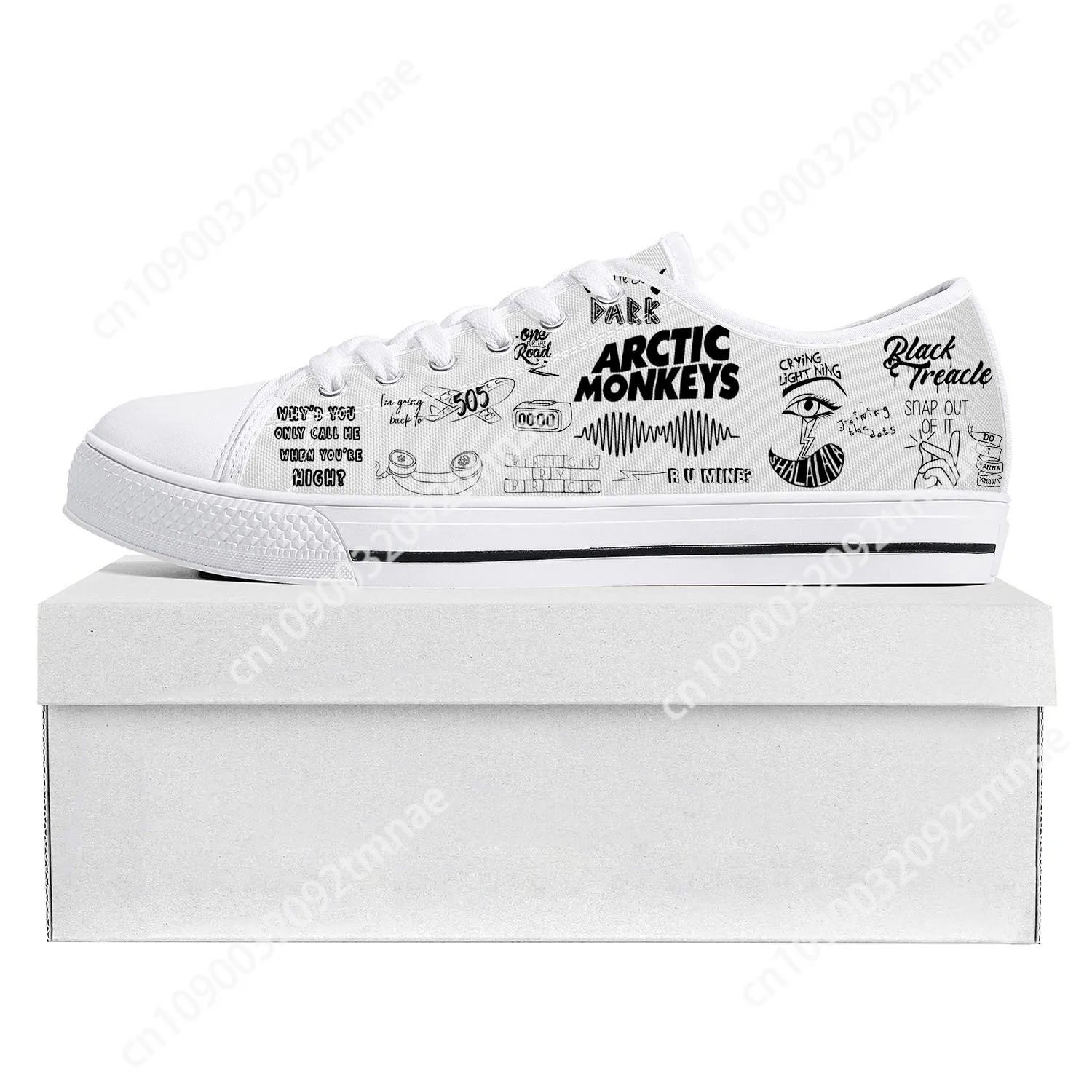 

Arctic Monkeys Rock Band Low Top High Quality Sneakers Mens Womens Teenager Canvas Sneaker Prode Casual Couple Shoe Custom Shoe