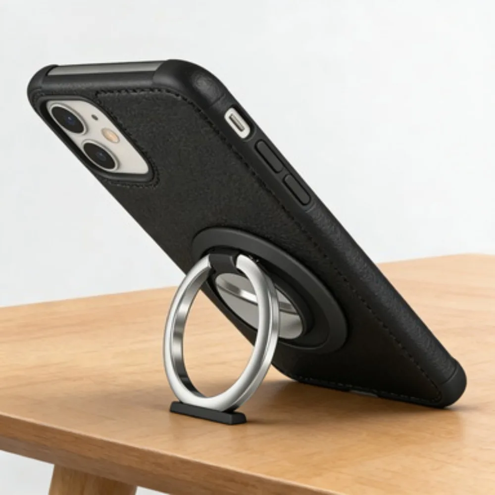 

Rotating Finger Ring Grip Phone Holder, Universal Back Sticker Pad, Magnetic Car Mount Mobile Phone Bracket