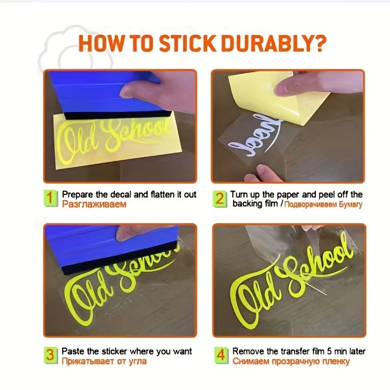 Car sticker Scratch Sticker scar sticker warnings funny tool notification decal PVC car sticker