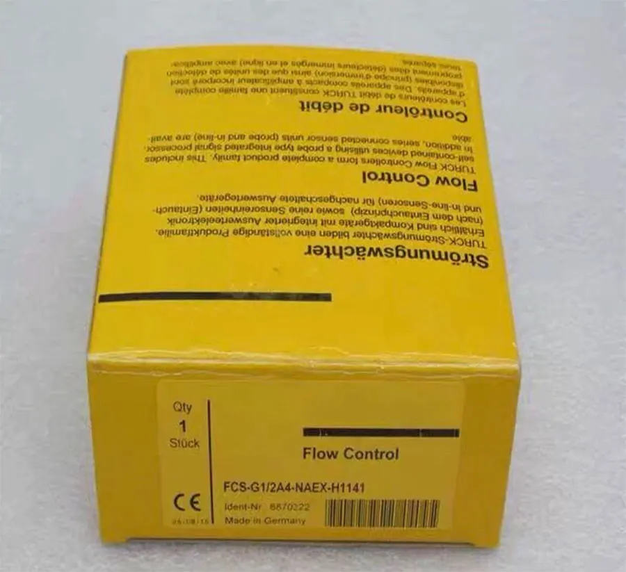 100% New and Original flow sensor  FCS-G1/4A4-NAEX 6870315 FCS-G1/2A4-NAEX-H1141 6870322 FedEx /UPS / DHL Warranty One-year