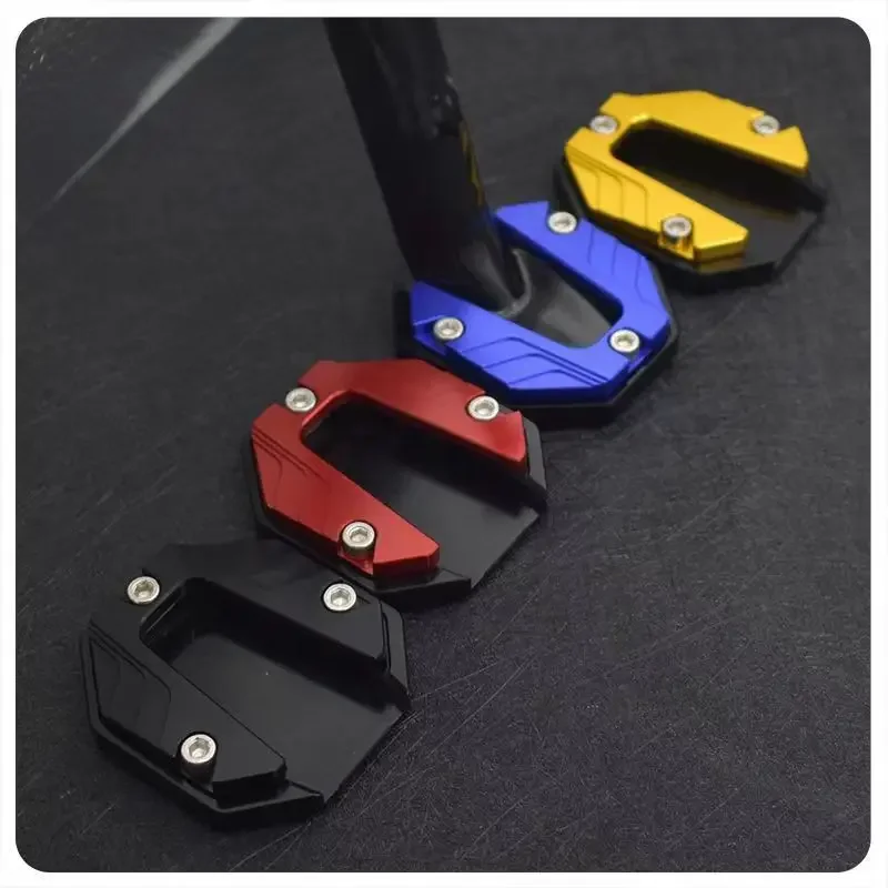 Universale Scooter moto bici cavalletto Extender piede supporto laterale estensione Pad piastra di supporto antiscivolo Base allargata