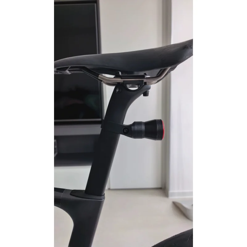 Tail Light Radar Mount Action Camera Number Plate Holder FOR Seka Spera, No Seatpost Removal Adjustable Seatpost Bracket