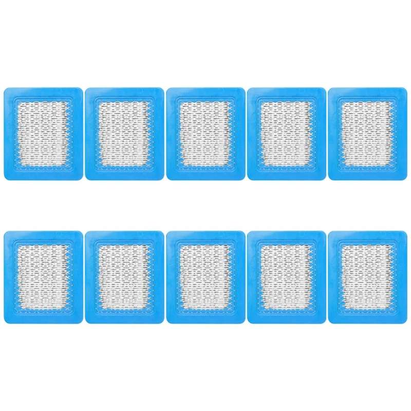 10 Pack 491588S Air Filter Replace for Briggs Stratton 491588 4915885 Flat Air Cleaner Cartridge Lawn Mower Filter