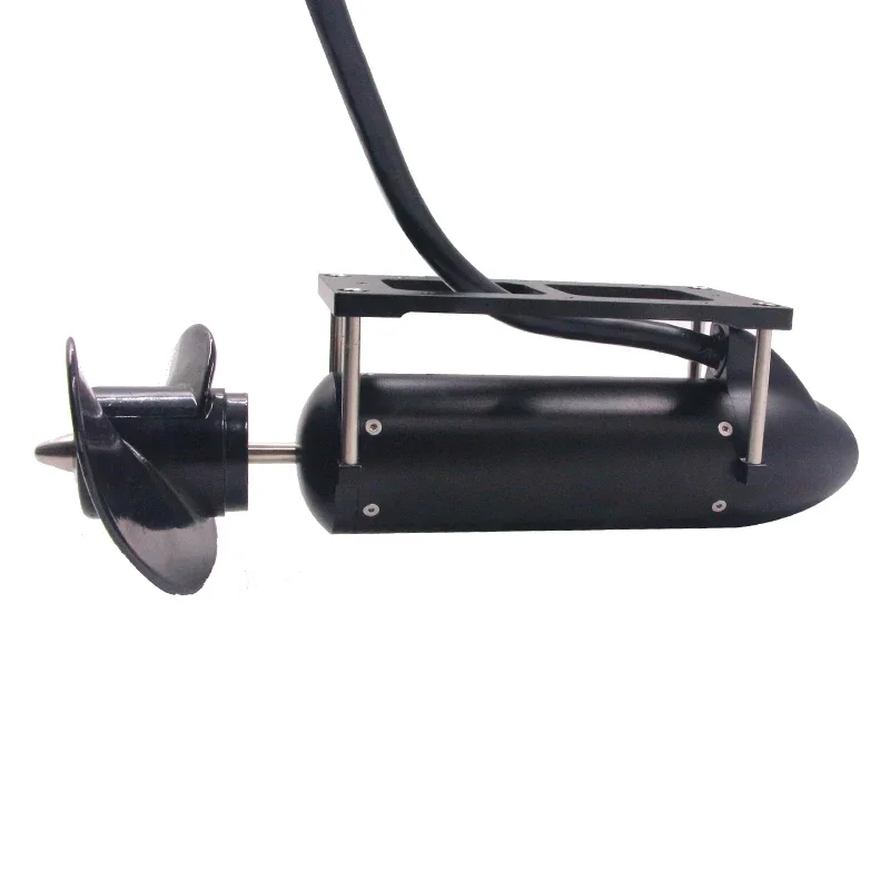 Electric push boat 2-leaf metal paddle waterproof grass 12V-24V universal underwater propeller KYI-CWJ-2P-Z-80