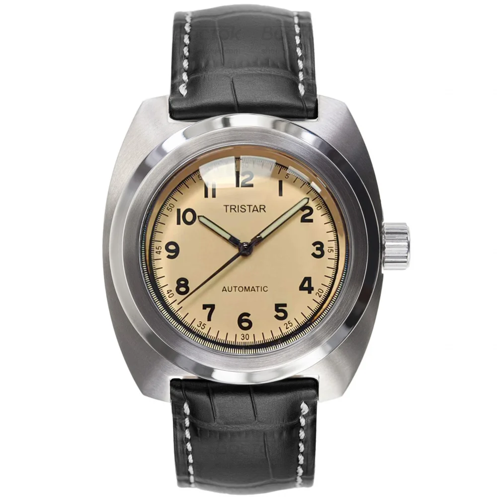 Große Gehäuse Mechanische Uhren Herren Automatik-Armbanduhr Männliche Rechteckige Zeitmesser Uhr