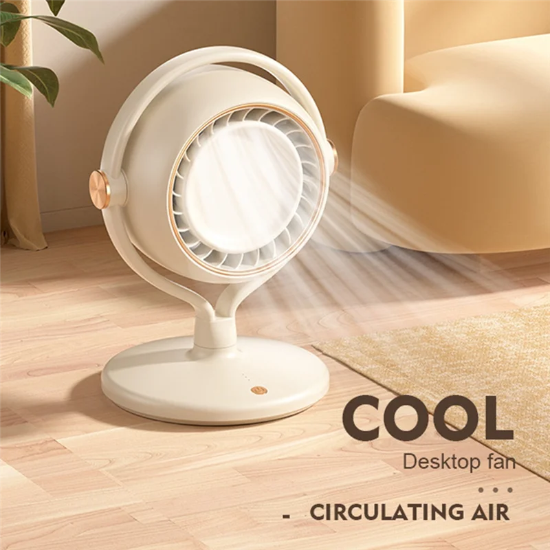 Fan Multi-Function 2400Mah High-Capacity Lithium Battery High Efficiency Continuous Portable Fan