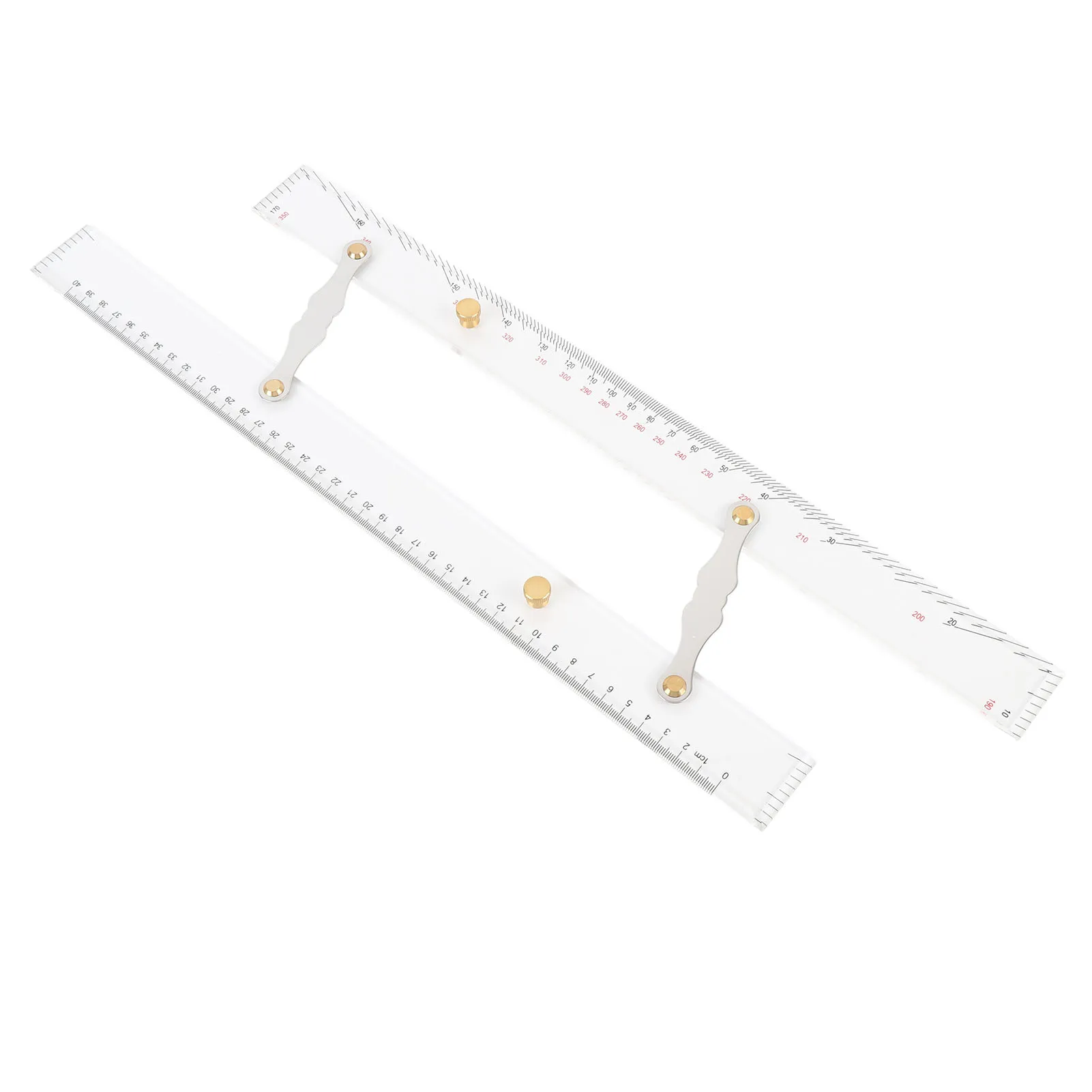 450mm Nautical Parallel Ruler High Transparency Acrylic Chart-Drafting Tool for Marine Engineering and Hydrographic Surveys