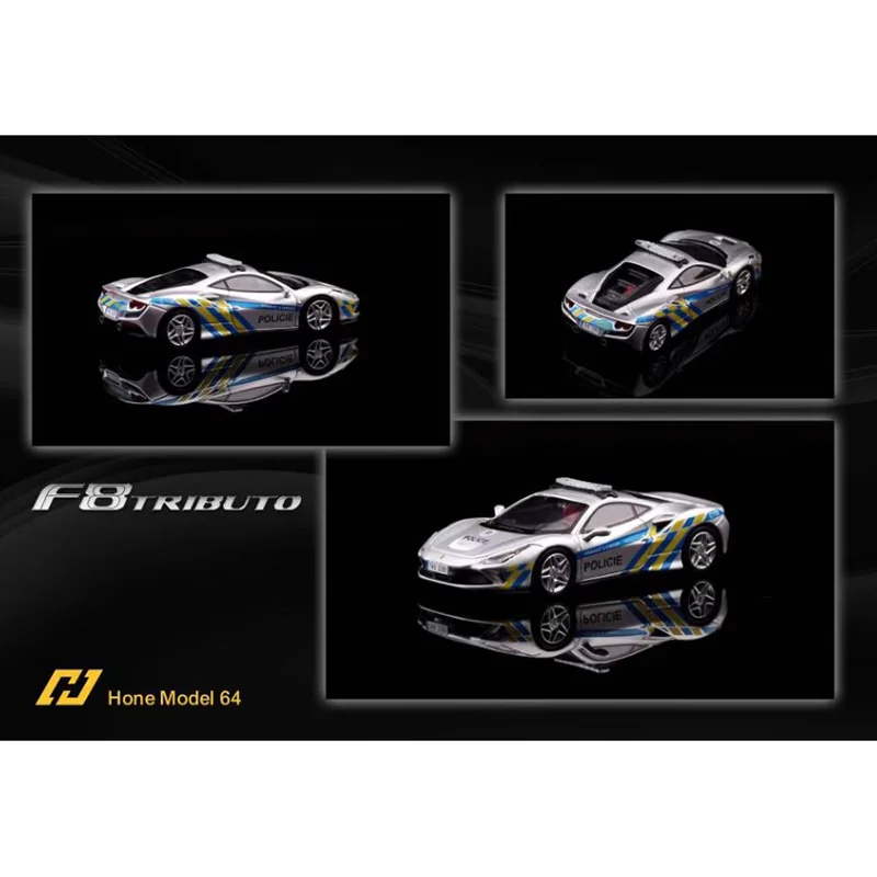 

HM 1/64 Scale Testarossa F110 F8 Tributo Car Simulation Alloy Car Model Collection Decorative Ornament