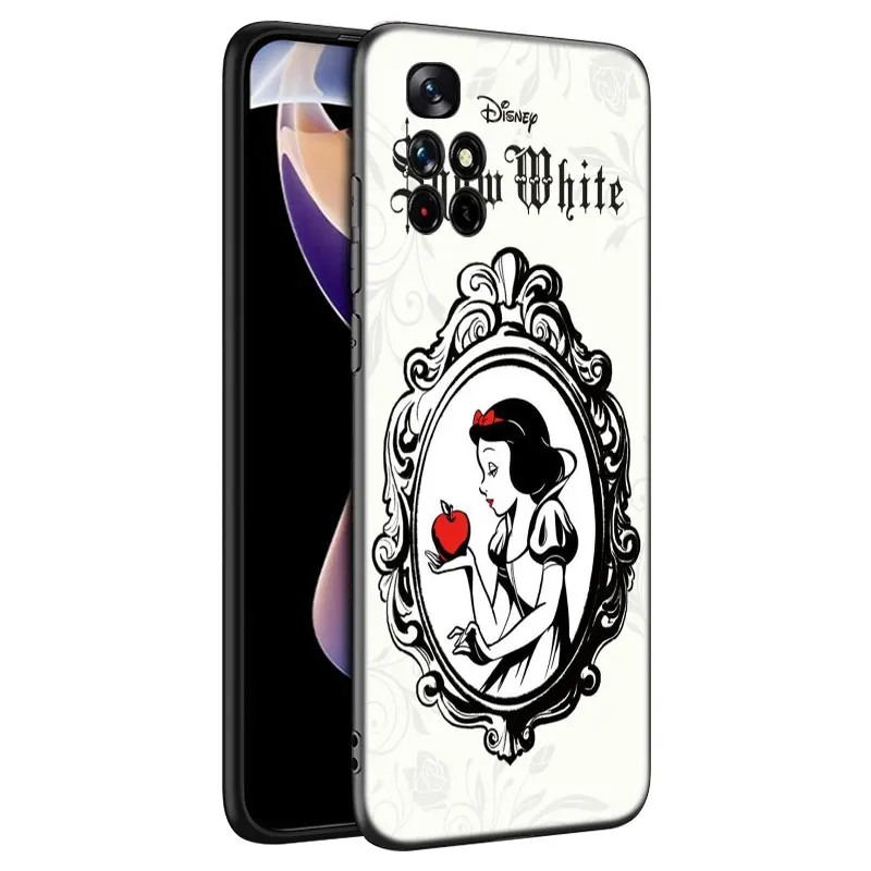 Disney Evil Queen Black Silicone Phone Case For Xiaomi Redmi Note 9 10 11 11S 11T 12 13 Pro 5G Plus 9S 10S 12S