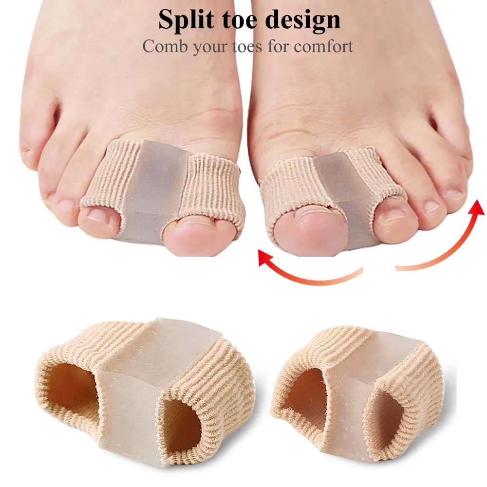 Pedicure Tools Silicone Toe Separator Bones Orthopedics Bunion Corrector Gel Insoles Foot Care Shoes Comfort Relief Aid EiD