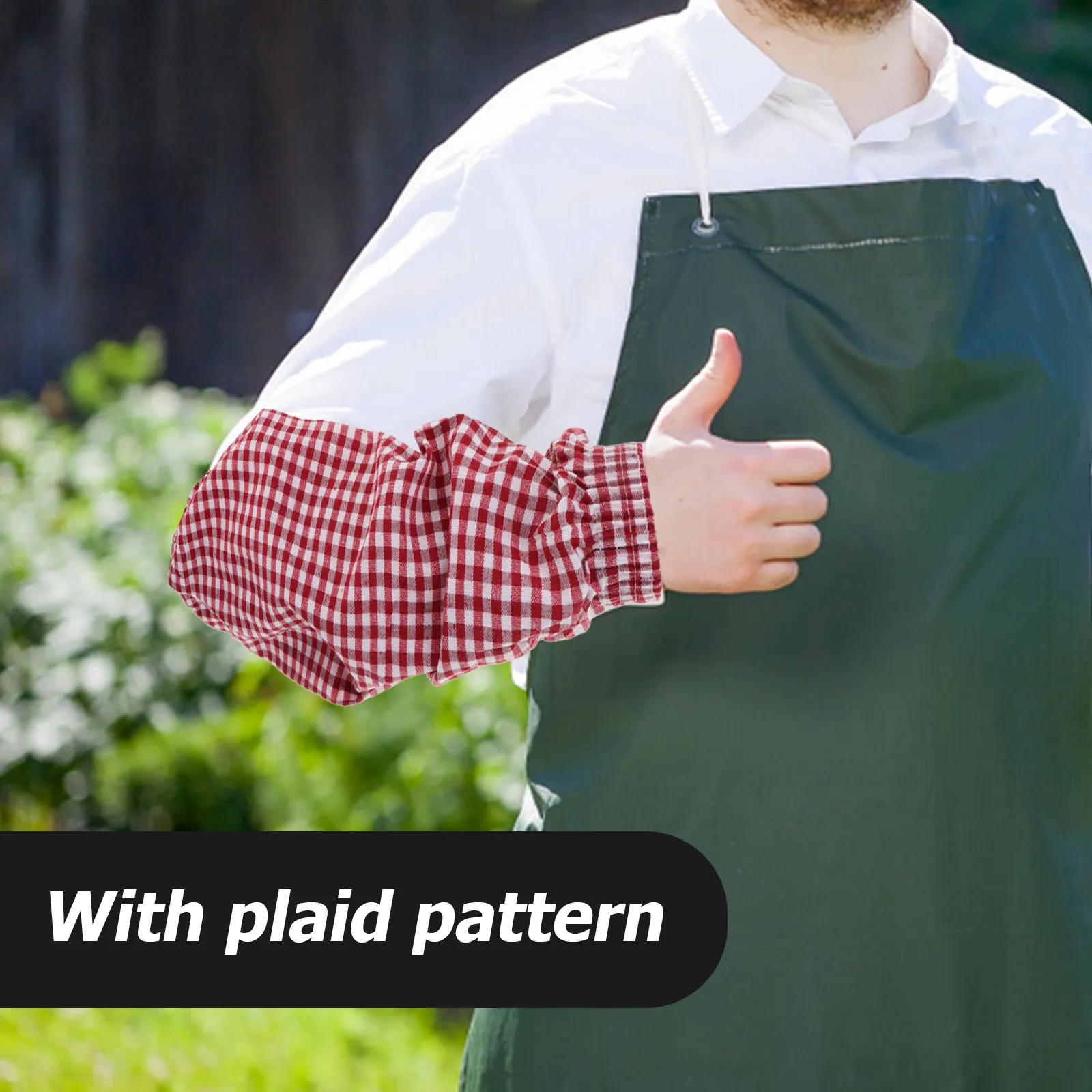 

3Pairs Fade Resistant Oversleeves Cotton Linen Kitchen Dish Washing Gardening Oil Proof Arm Sleeves Lightweight Portable