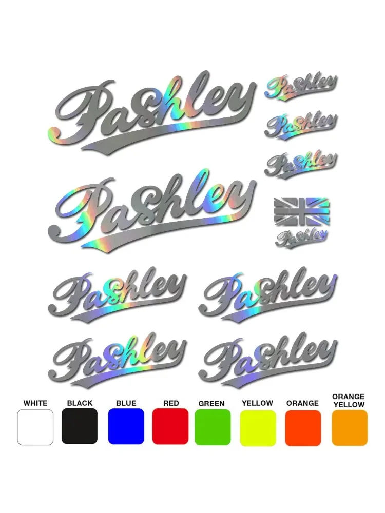 AliExpress Kit For PASHLEY Bike Frame Cycle Cycling Bicycle Vinyl Sticker Decal - Any Colors