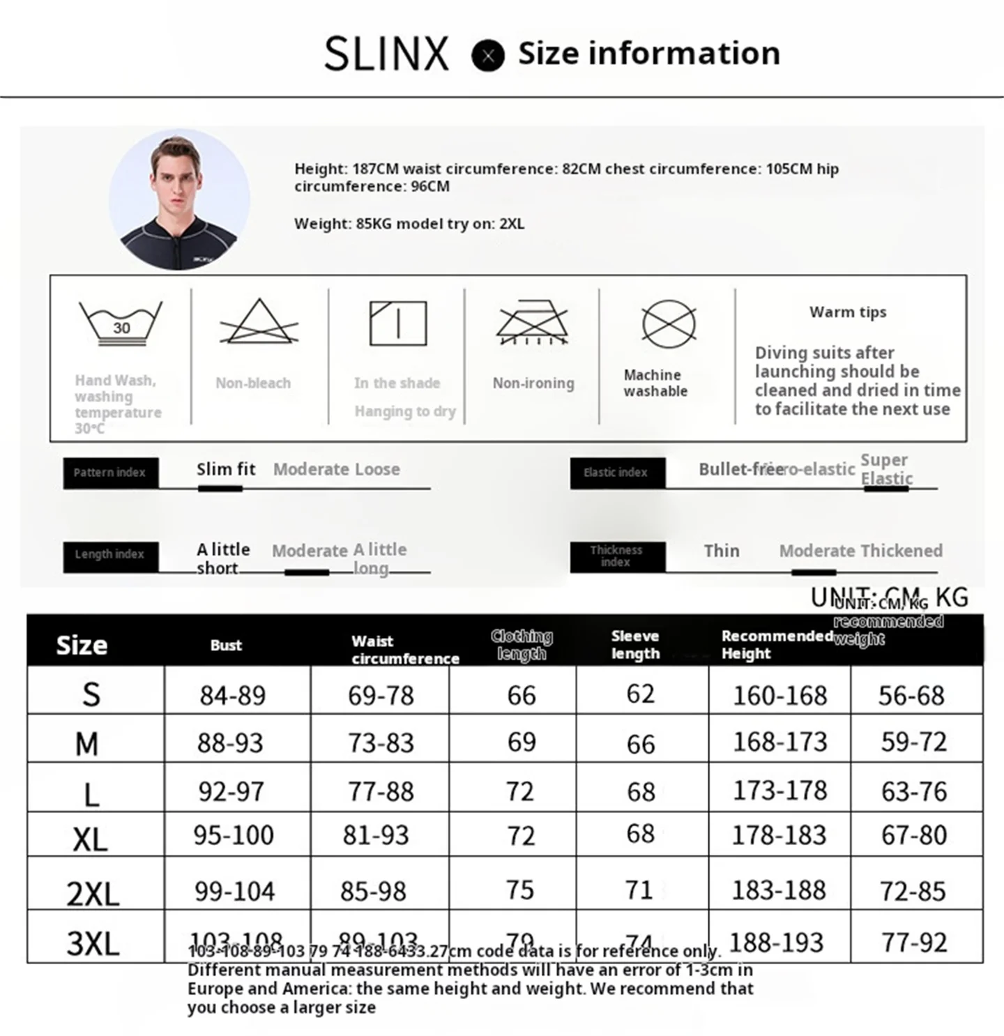 Tauchjacke, 3 mm Neopren, für Herren, verbundener Schritt, Tauchoberteil, Speerfischen, Schnorcheln, Surfen, separater Neoprenanzug, Winter-Badebekleidung – Detail 5