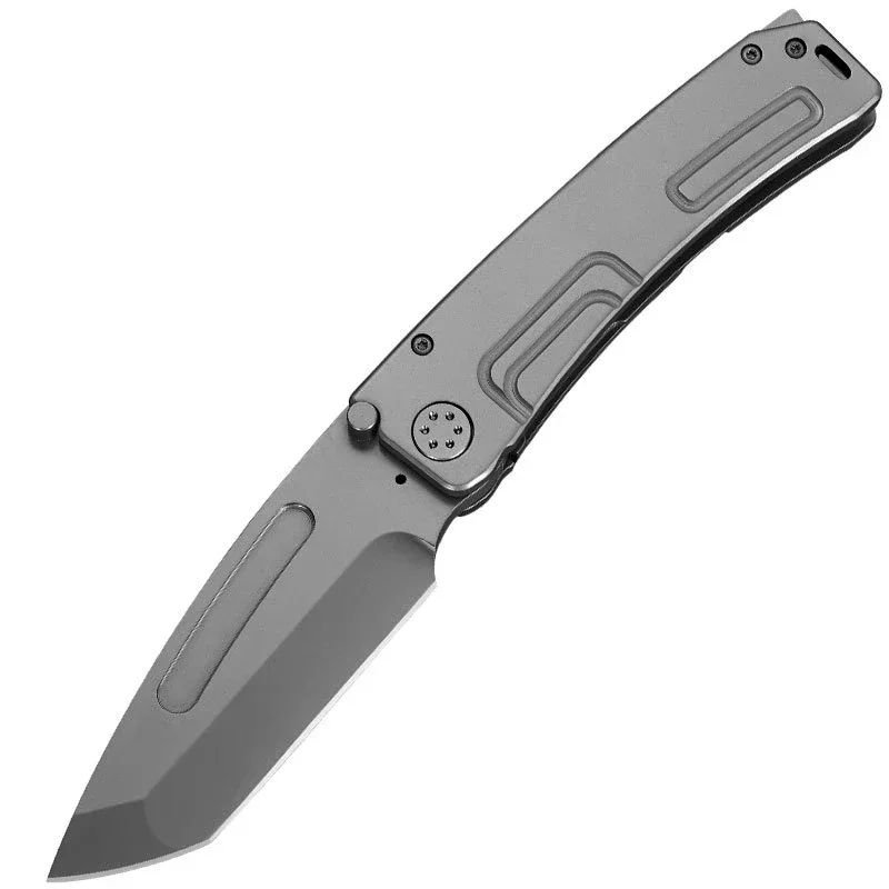 고경도 야외 캠핑 접이식 칼 D2 블레이드 스틸 핸들 사냥 전술 생존 유틸리티 과일 칼 EDC 도구