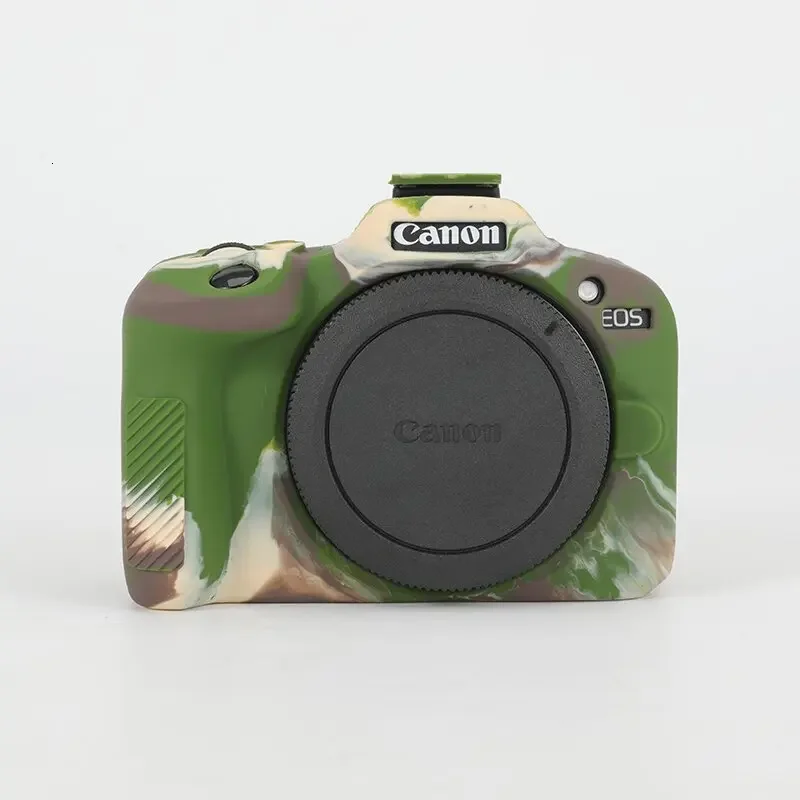 New R100 Silicone Armor Skin Case Camera Bag Body Protective Cover For Canon EOS R100 Mirrorless Cameras Only