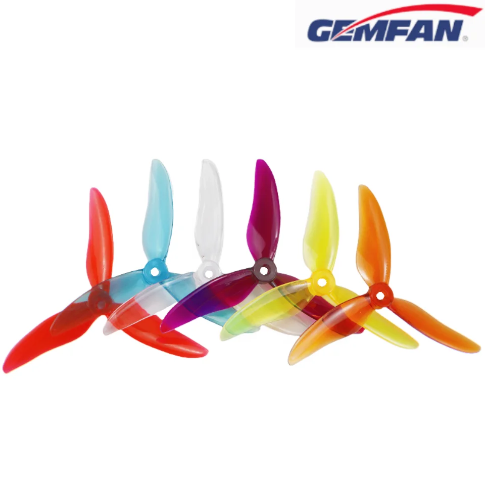 4PCS/ 2Pairs Gemfan Hurricane 51499 5 Inch 3-Blade Propeller for RC Drone FPV Racing Freestyle 2207 2306 Motor Nazgul5 LAL5