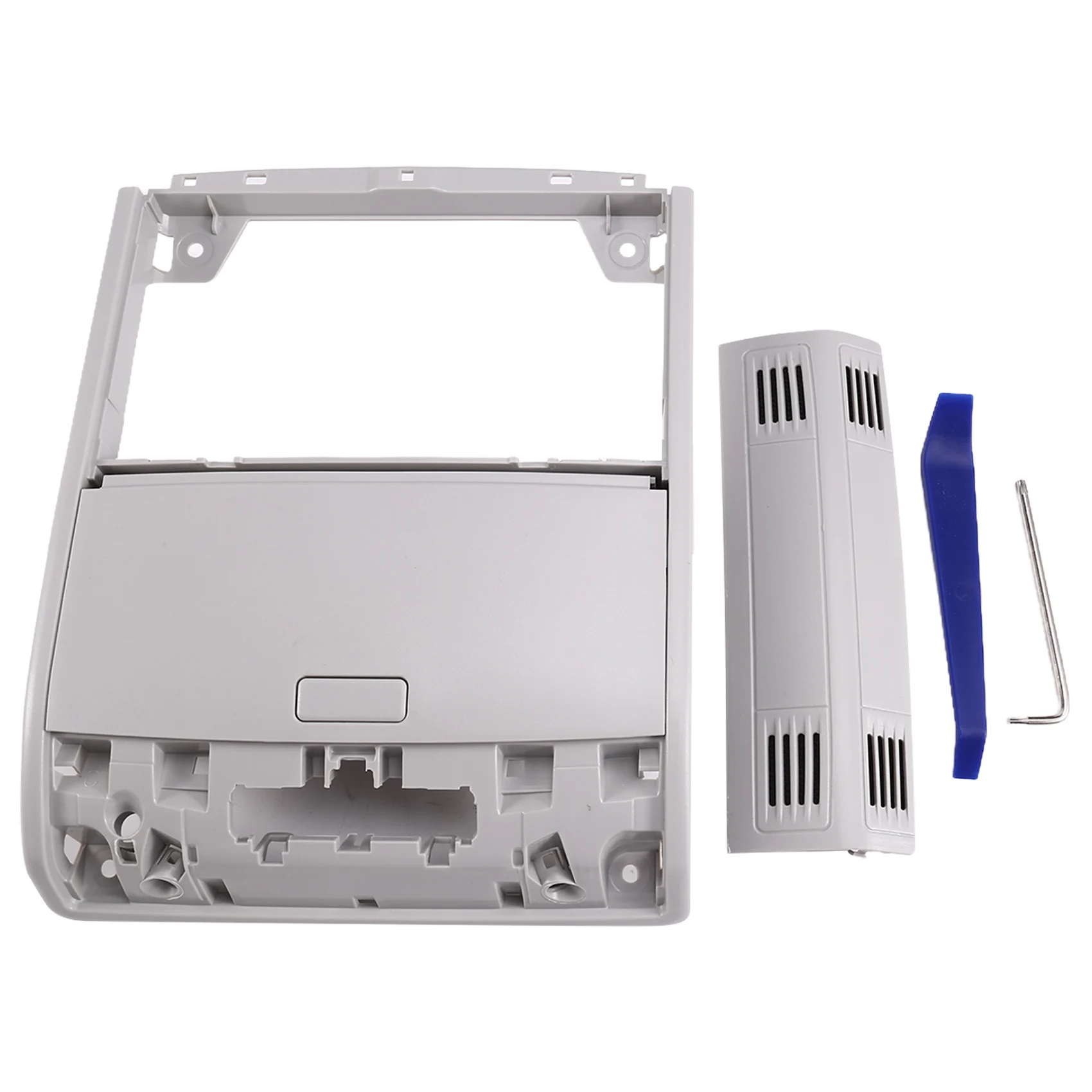 

ABQB-Grey Storage Box For 5G0868837 22D868837 Sun Glasses For VW Golf 7 MK7 CC T-Cross Polo Case