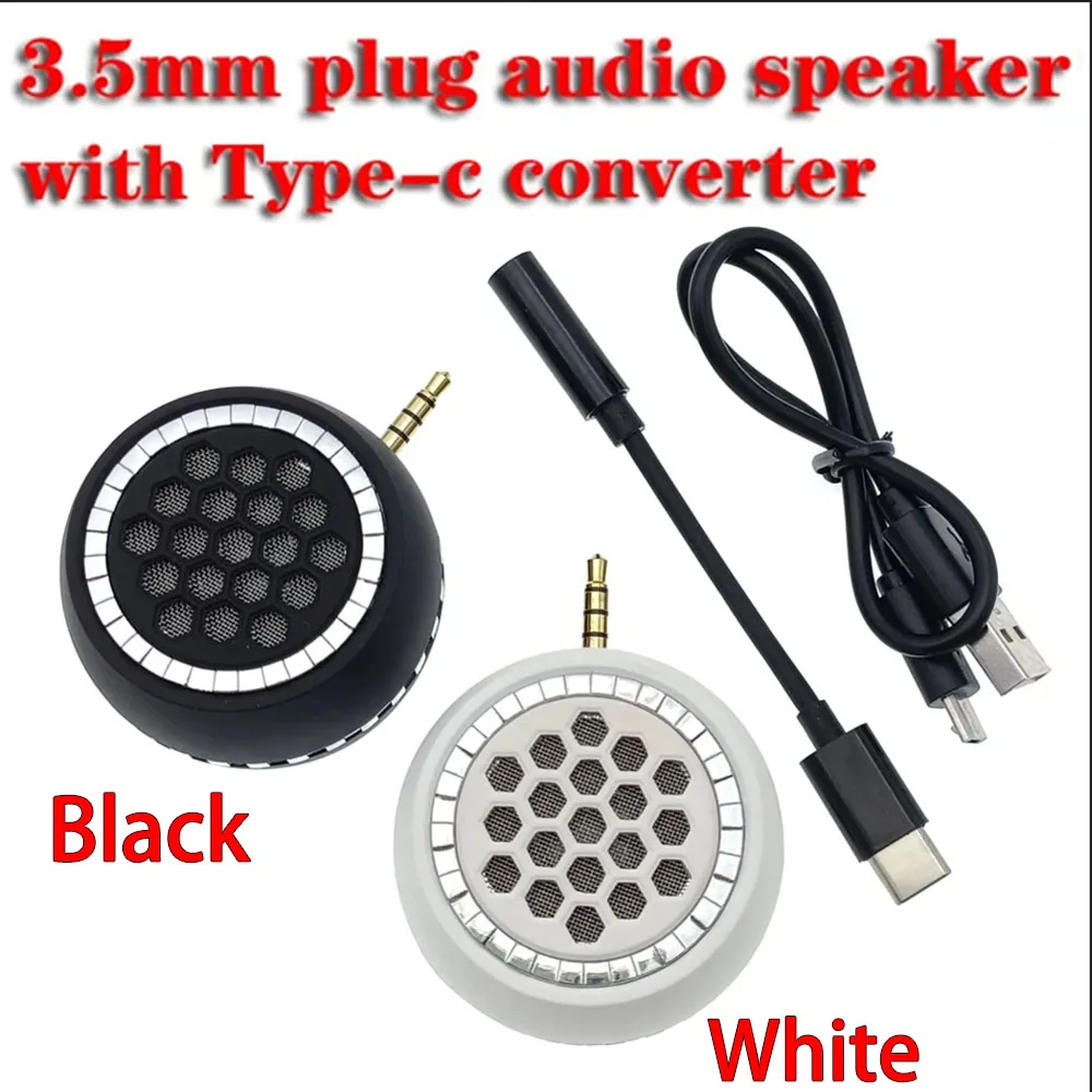 

Портативный беспроводной динамик для телефона, внешний динамик, универсальный разъем 3,5 мм, мини-звуковая коробка, принадлежности для смартфона, планшета, ноутбука MP3/4