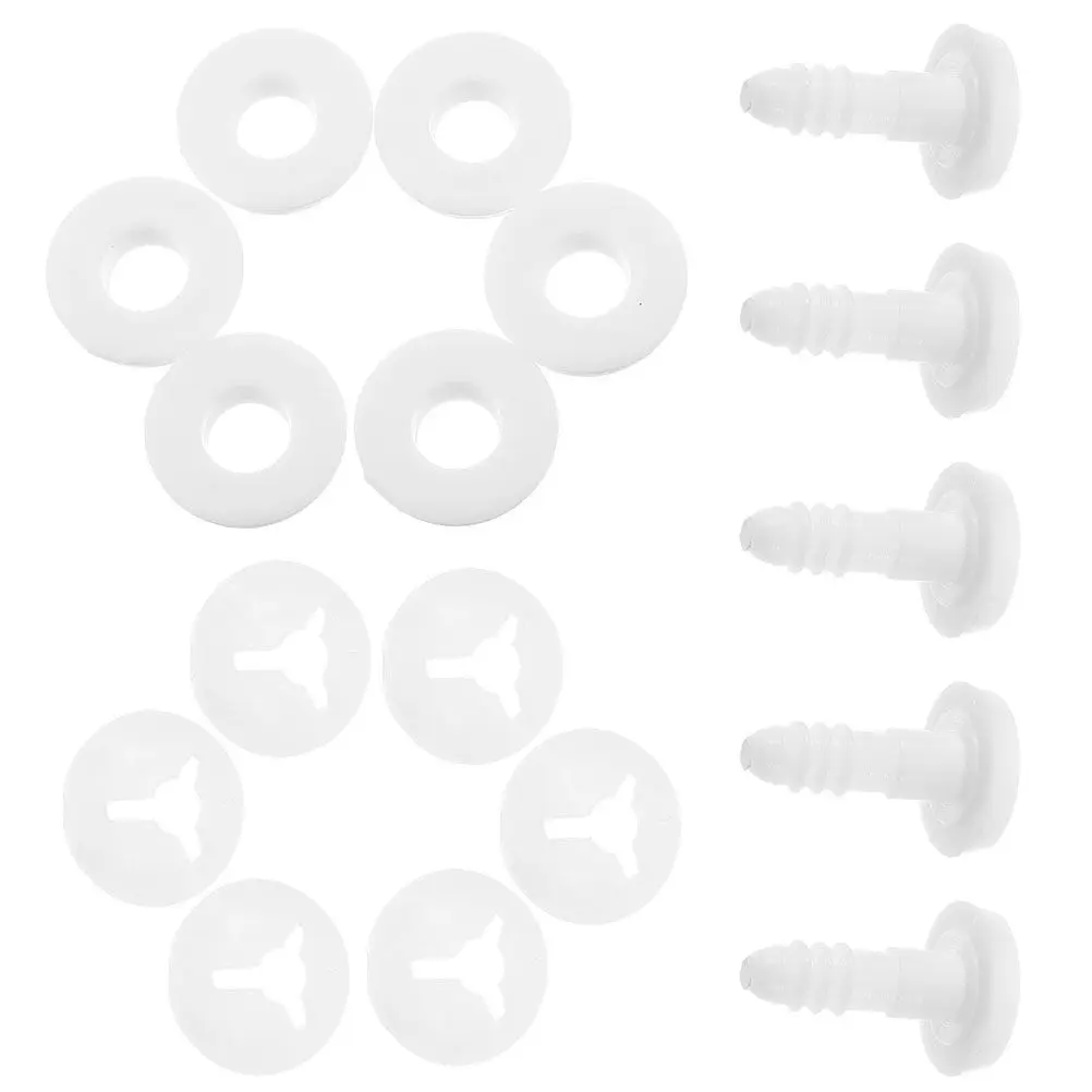 

50Sets DIY Joint Connectors: 20Mm Movable Plastic Parts for Craft Projects - Soft Sculpture Supplies Repair Hardware Kit