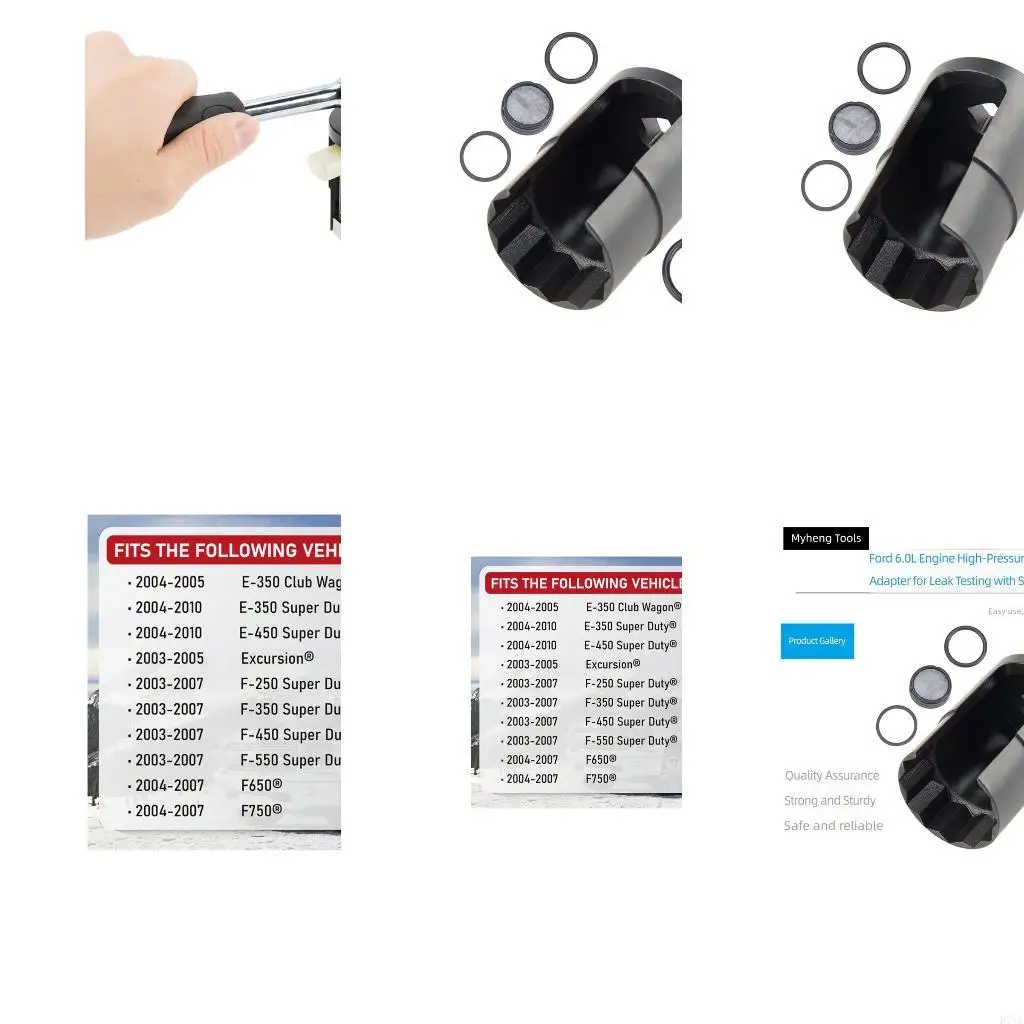 Steel Pressure Regulator Removal Tool 3C3Z9H529A, Deep Cup Service Form for 6.0L Technicians, DIY Maintenance, Routine Repair