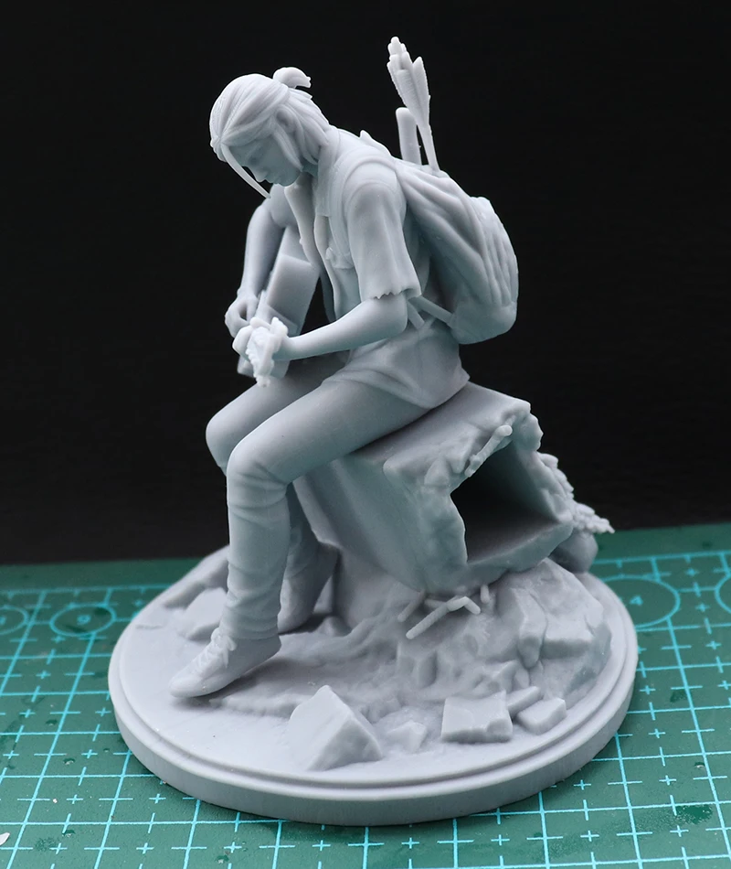 1/24 75mm 1/18 100mm Resin Model Kits Girl Guitar Figure Unpainted No Color RW-571