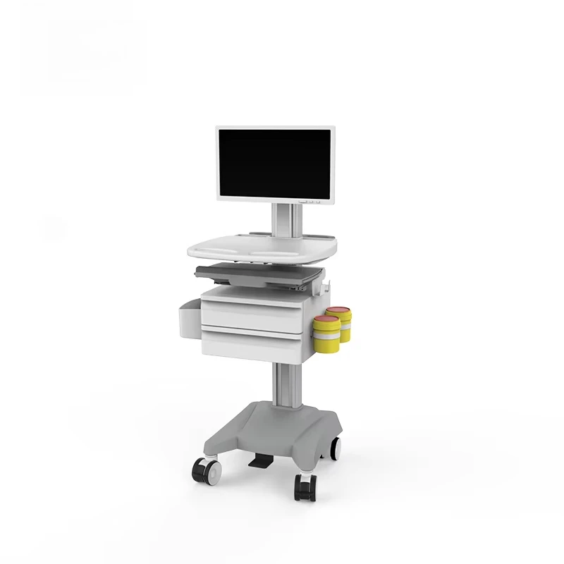 Modern Height Adjustable Hospital Clinic Durable Laptop  Workstation for Gym School Living Room