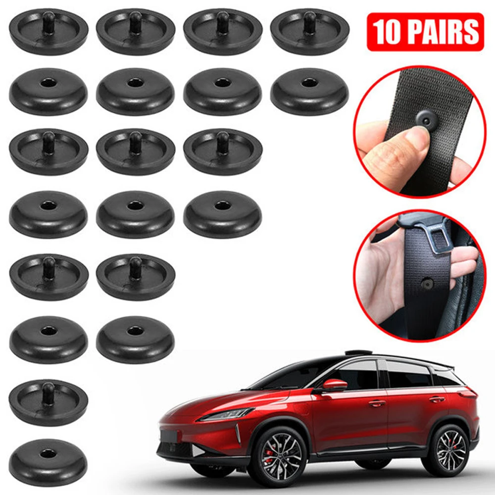 5/10PCS car seat belt limiter buckle safety belt positioning anti-slip button pick for Honda Toyota Mercedes-Benz and BMW