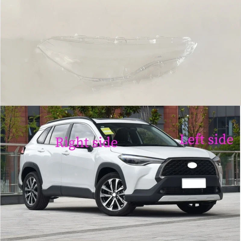 

For TOYOTA COROLLA CROSS 2022 2023 Car Headlight Shell Headlight cover Headlamp Lens Headlight Glass Auto Shell Cover