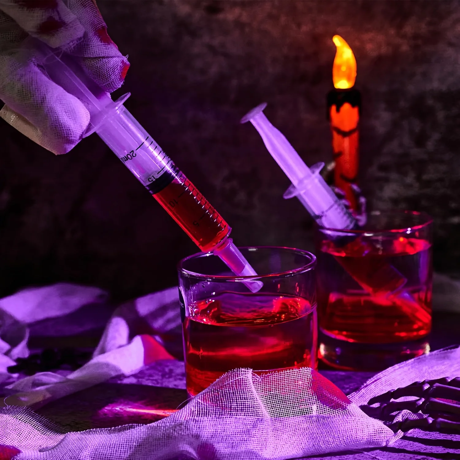 30 قطعة حقنة بلاستيكية قياس السائل للراتنج والحرف اليدوية ومختبر العلوم أو تغذية الحيوانات الأليفة أو الزيت أو الغراء 20 مللي