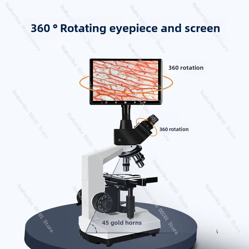 Microscope binocular trinocular electron high times 20,000 times professional biology