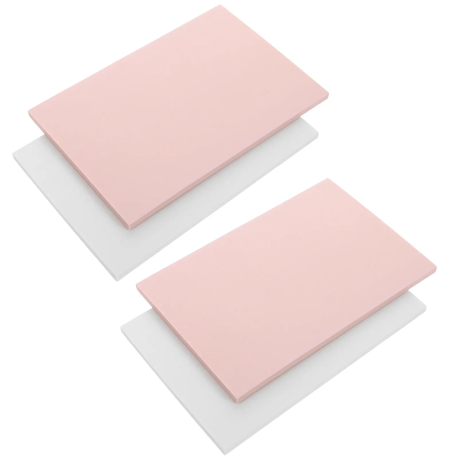 4Pcs Rubber Stamp Carving Blocks DIY Printmaking Supplies for School Home Art Projects Pure Color Smooth Carving Surface