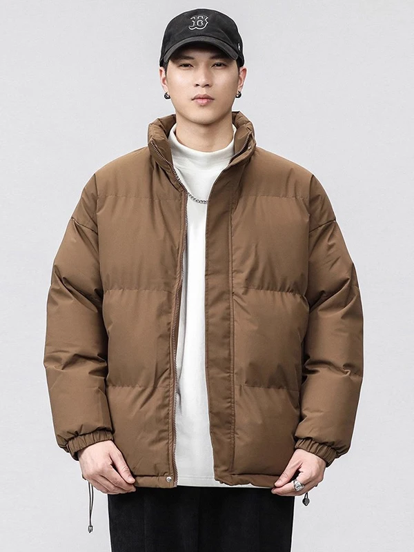 

Утепленная хлопковая куртка Dopne American Style для подростков, зимняя повседневная одежда, с длинными рукавами, на молнии, CleanFit