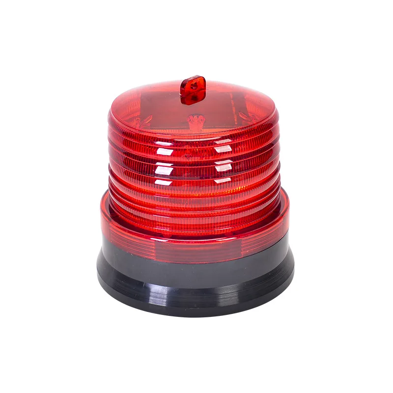 Magnetic Solar Warning Light High-light Energy Efficient LED Strobe Lights Night Site Wall Flashing Light