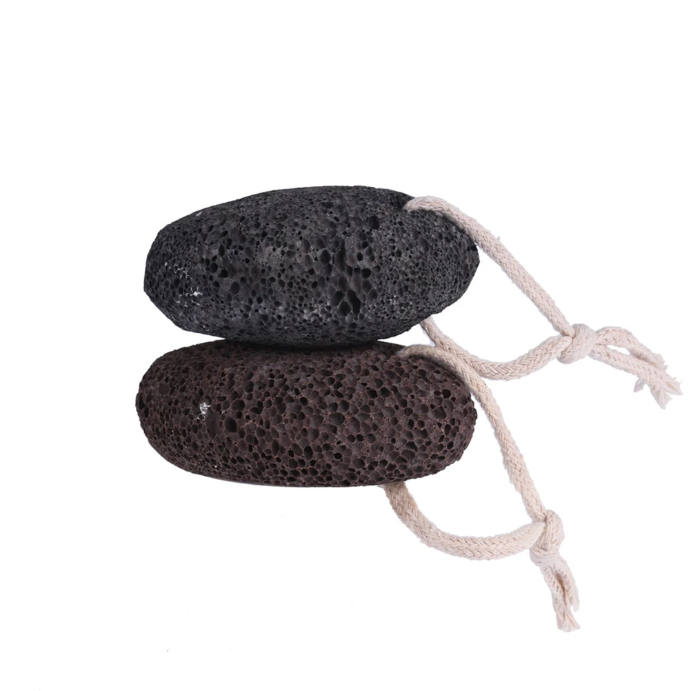 

2pcs Natural Pumice Stone Callus Remover Exfoliation to Remove Dead Skin for Feet Heels and Palm(Random Color)