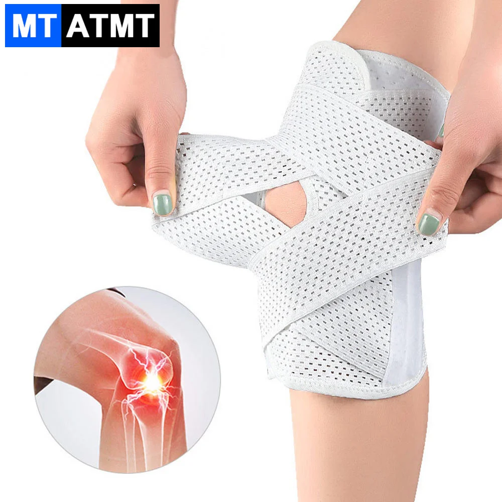 Knee Brace, Adjustable Knee Support with Side Stabilizers Relieve Meniscus Tear Knee Pain ACL MCL Arthritis,Joint Pain Relief