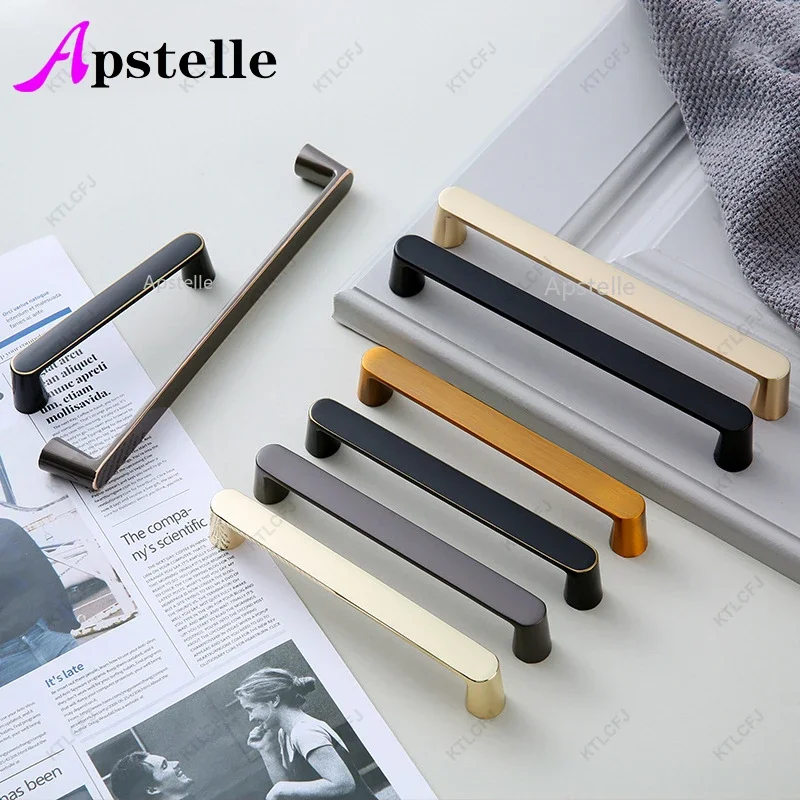 APSTELLE-مقبض باب خزانة ، درج خزانة ، سبائك الزنك ، الشمال ، الأمريكية ، الحد الأدنى ، الذهب ، جديد