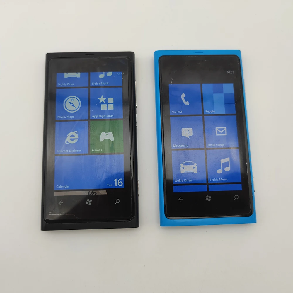 Original Lumia 800 Celular, 3G, 8MP, Câmera 16GB, Bluetooth, Rádio FM, WiFi, Snapdragon S2, Feito na Suécia, Desbloqueado, Frete Grátis