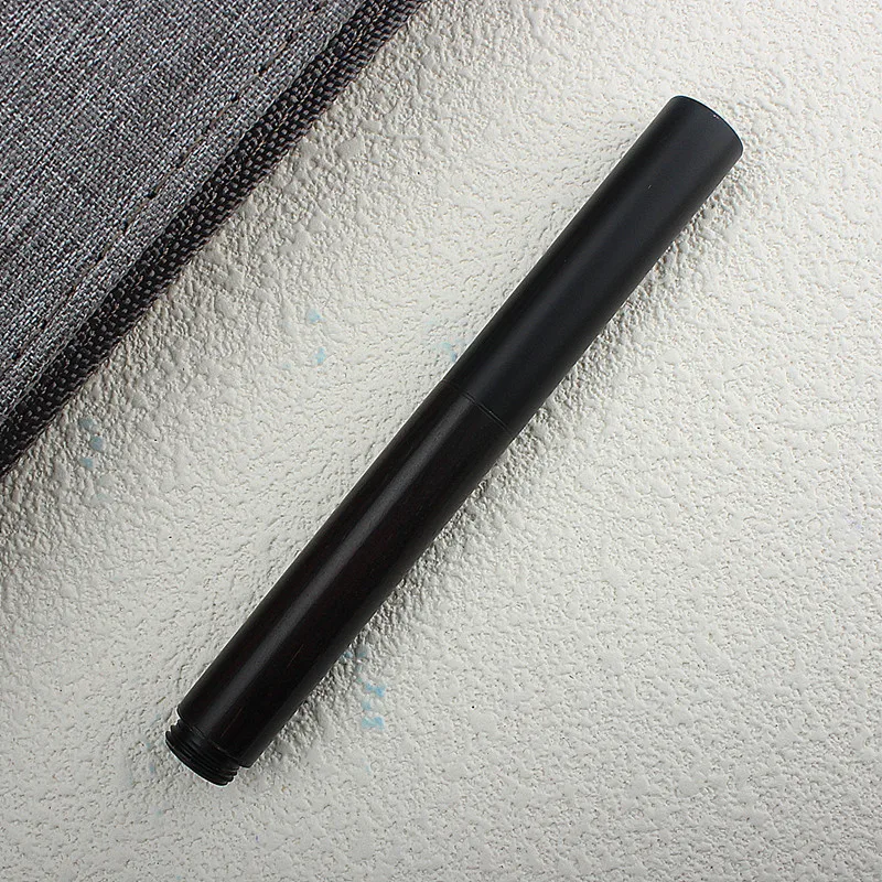 Imagem -03 - Mini Metal Curto Hand-made Pen Caneta-tinteiro de Madeira Portátil Business Office Pocket Pen Escola Estudante Papelaria Suprimentos