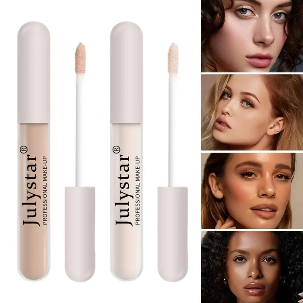 1pc Concealer Hohe Abdeckung Feuchtigkeitsspendende Öl Kontrolle Unsichtbare Kreise Poren Dunkle Kontur Make-Up Gesicht Foundation Sommersprossen T5M9