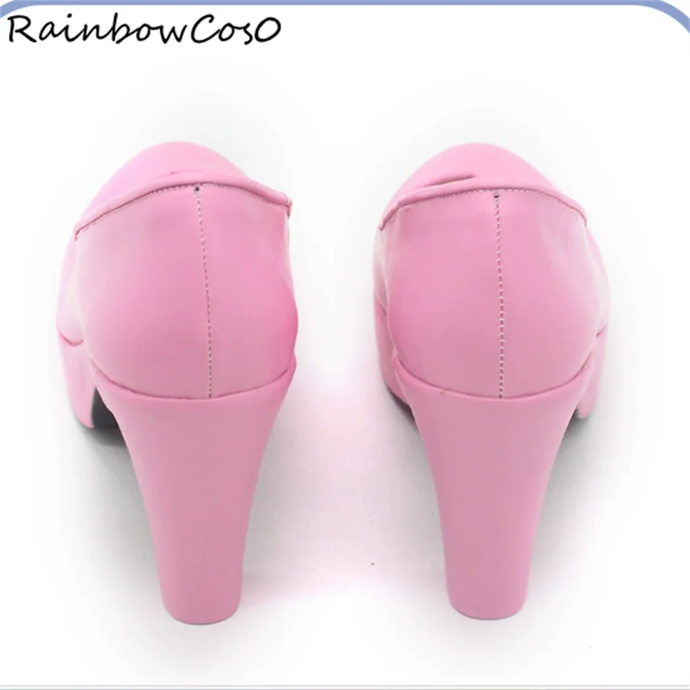 Lilysa Amano Ririsa Amano Mikari Tachibana 2.5 Dimensional Seduction Cosplay Shoes Boots Game Anime Halloween RainbowCos0 W4318