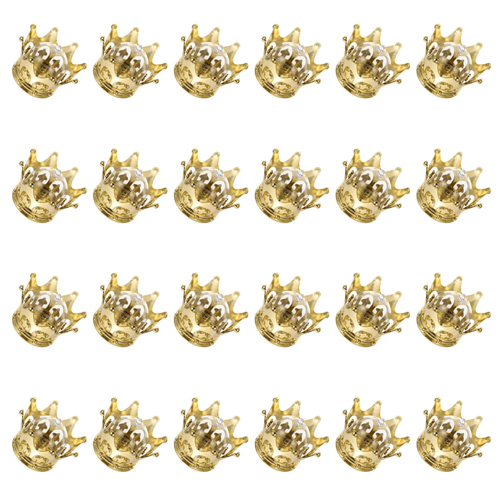

24Pcs Exquisite Crown Wedding Candy Boxes Golden Candy Holders Decorative Treat Boxes Party Favor Packaging Gift Cases