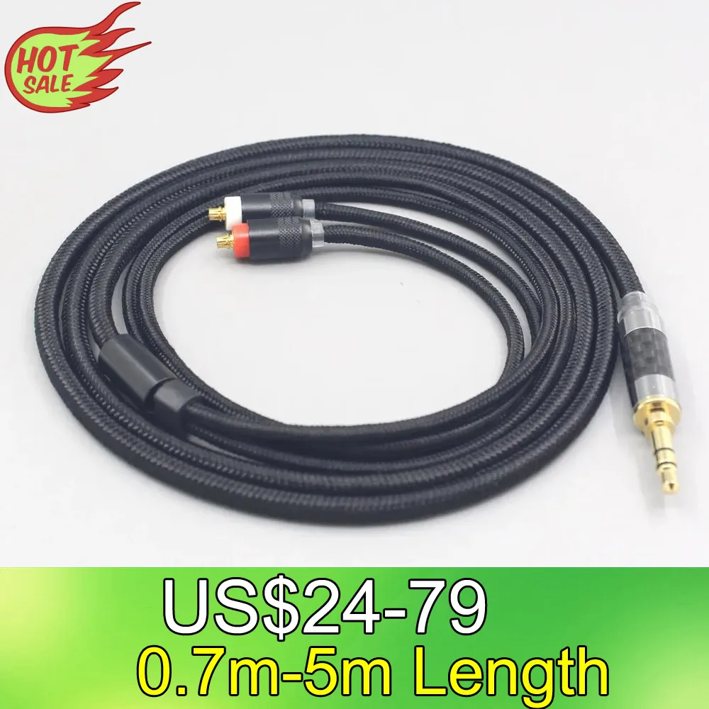 2.5mm 4.4mm Super Soft Headphone Nylon OFC Cable For Sony IER-M7 IER-M9 IER-Z1R Earphone Headset LN007515