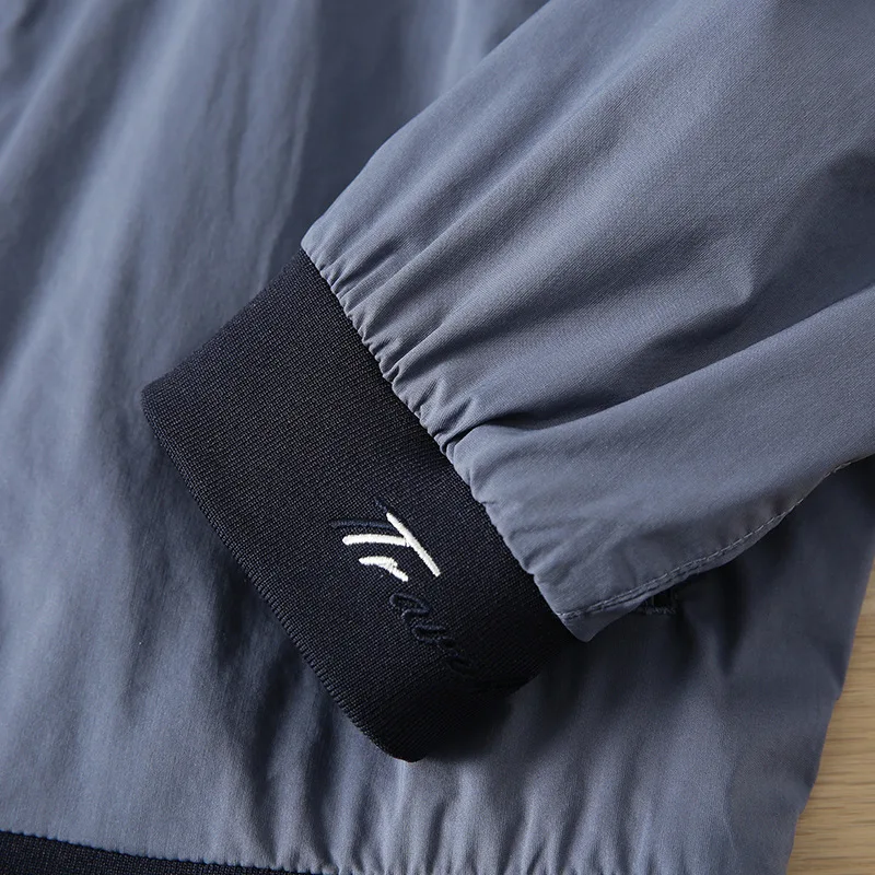 

Двусторонняя одежда, повседневная мужская куртка с воротником-стойкой, весна-лето, модная универсальная дышащая верхняя одежда, марки Tag