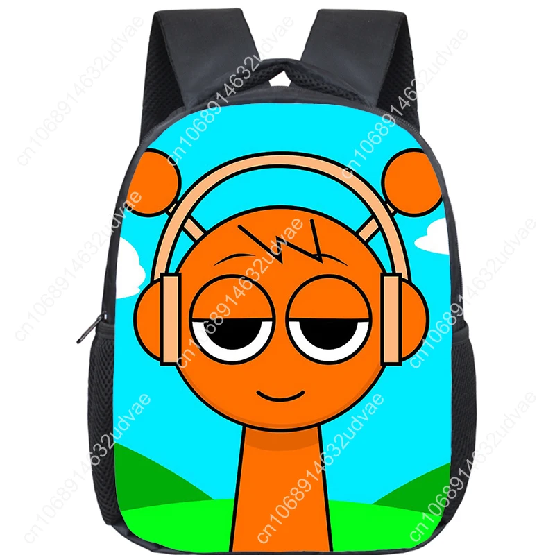 Incredibox Sprunki Backpack Toddler Cartoon Kindergarten Bags Mochila Boys Girls Sprunki School Bag Kids Orthopedic Bookbag Gift